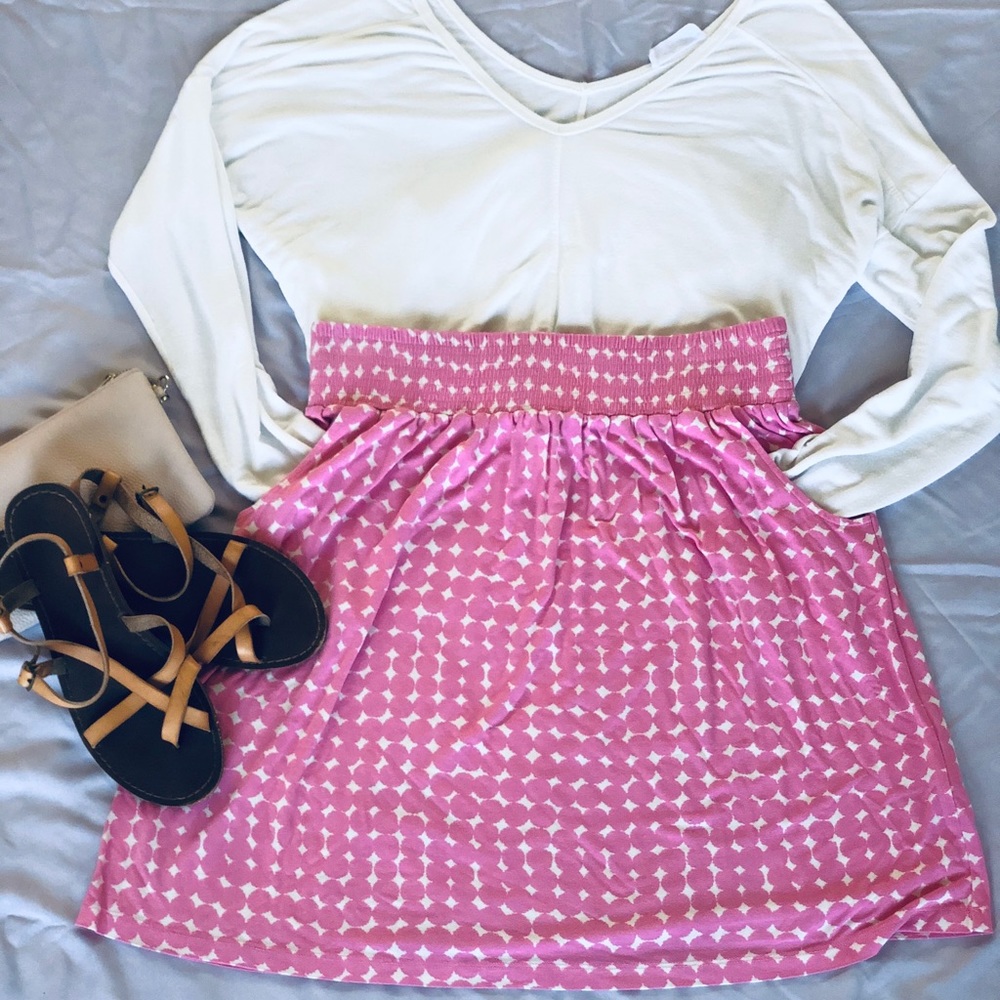 Boden Jersey Skirt - Pink